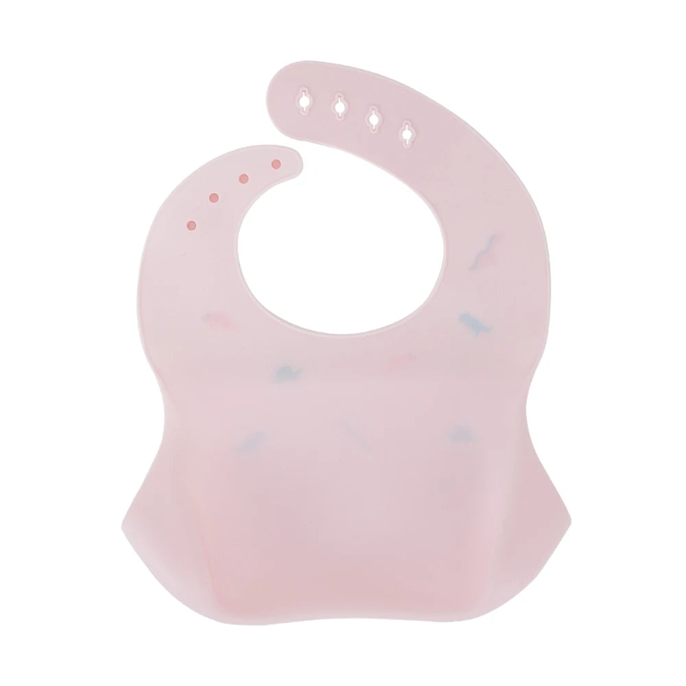 Silicone Bib with Spill-Proof Pocket