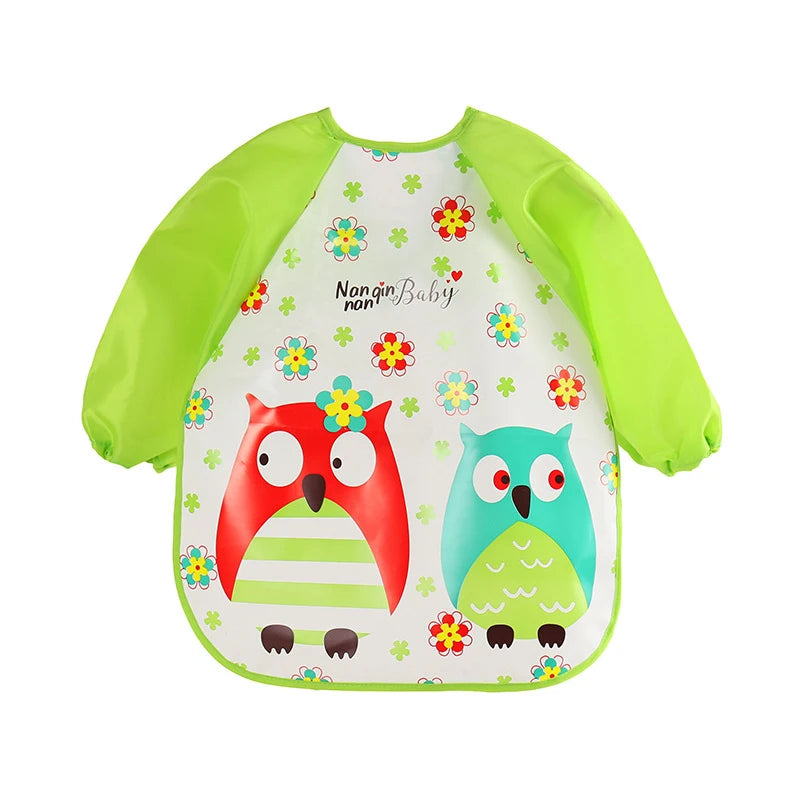 Silicone Waterproof Baby Bib with Food Catcher Pocket – Adjustable and Easy to Clean