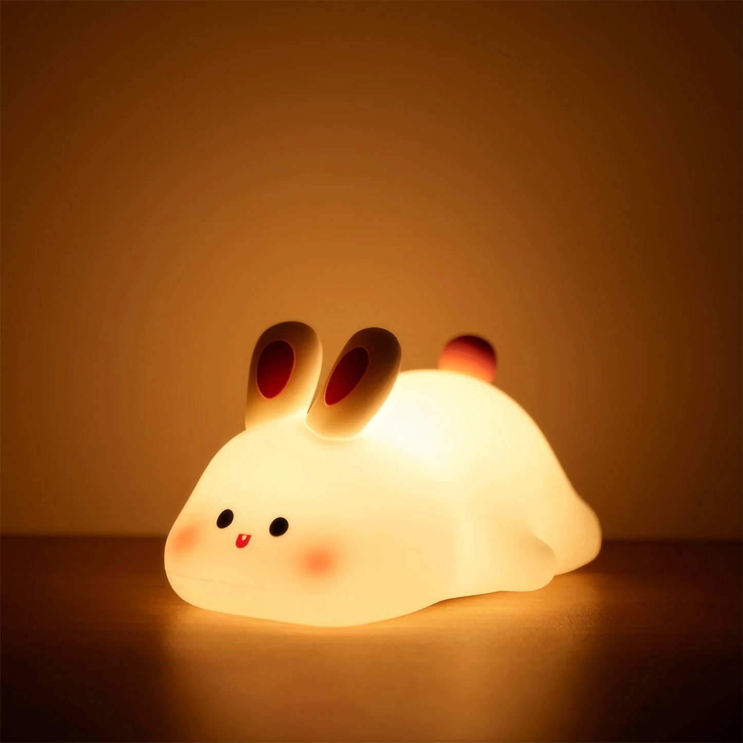 LED Night Light – Soft Silicone USB Rechargeable Lamp for Kids