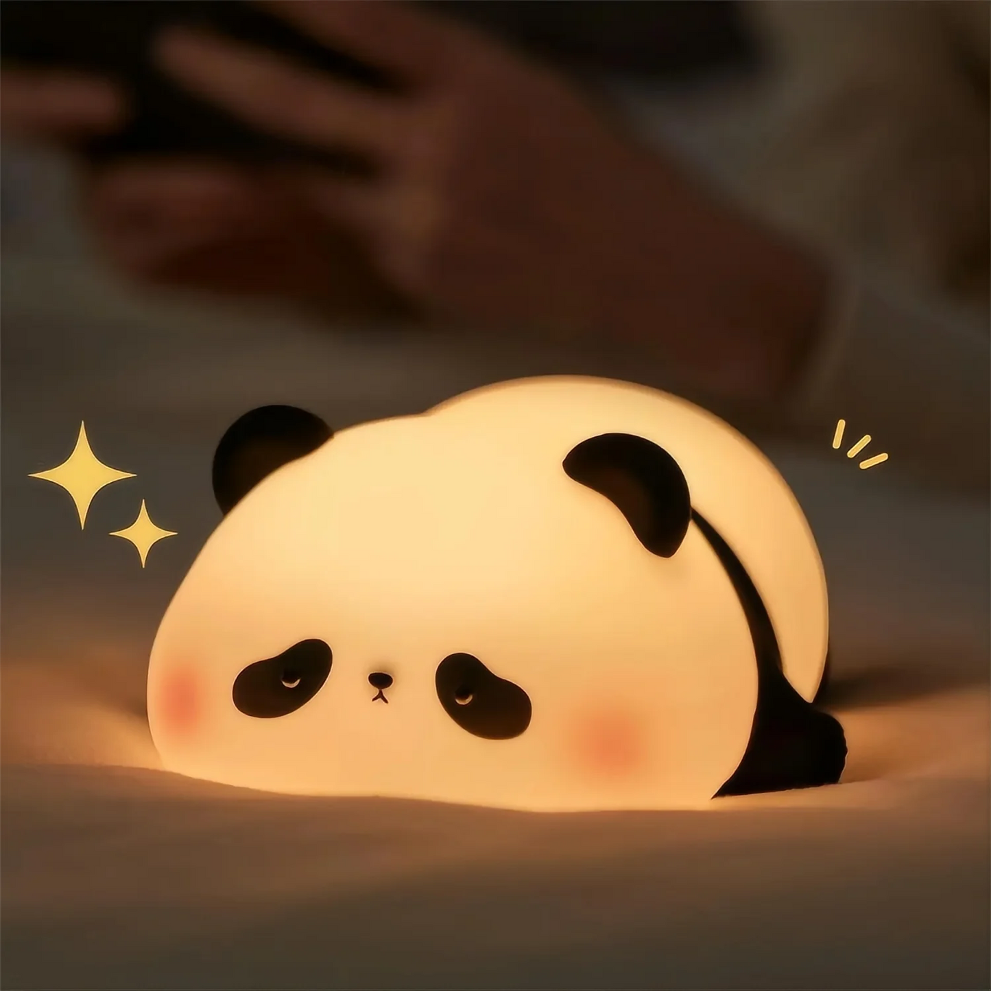 LED Night Light – Soft Silicone USB Rechargeable Lamp for Kids