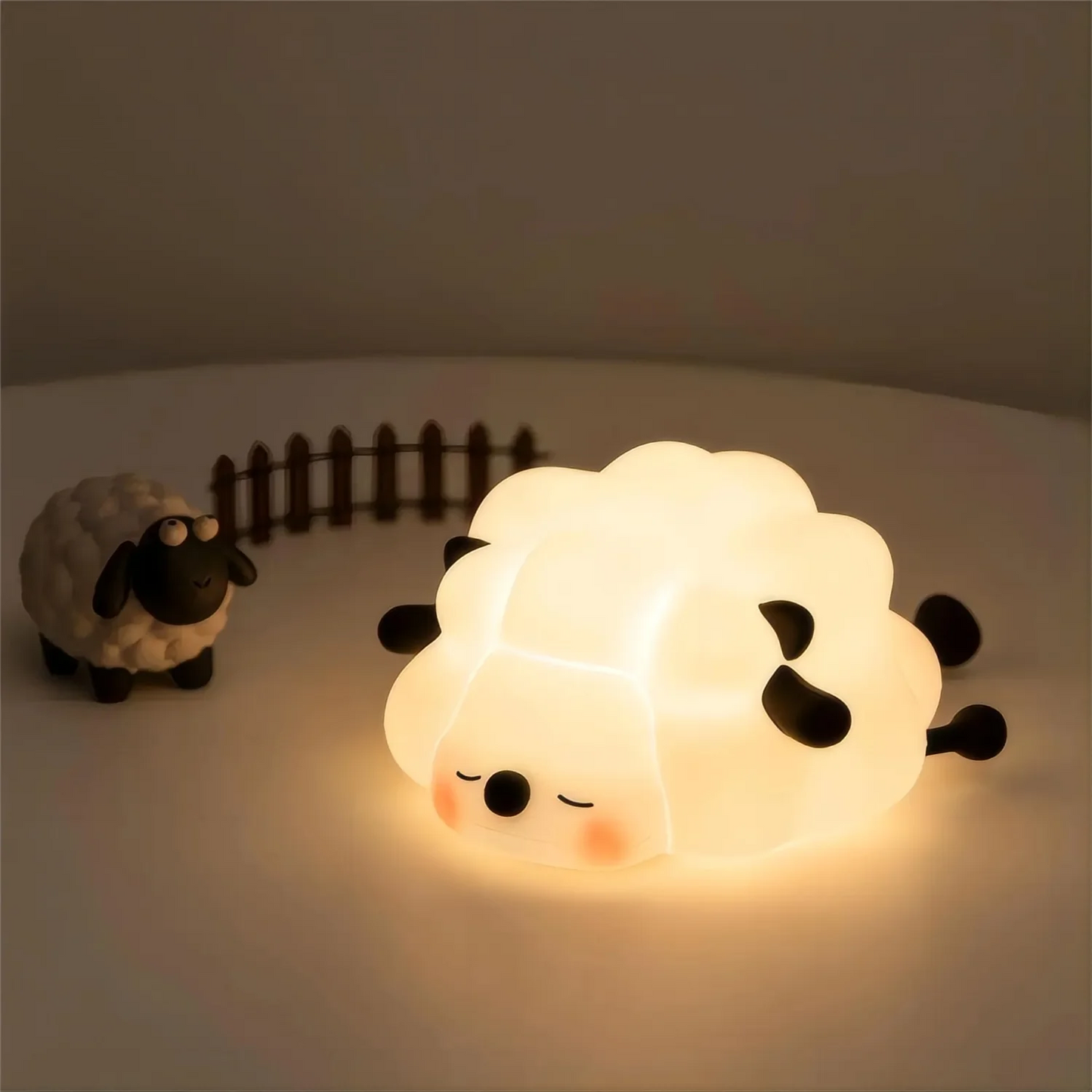 LED Night Light – Soft Silicone USB Rechargeable Lamp for Kids