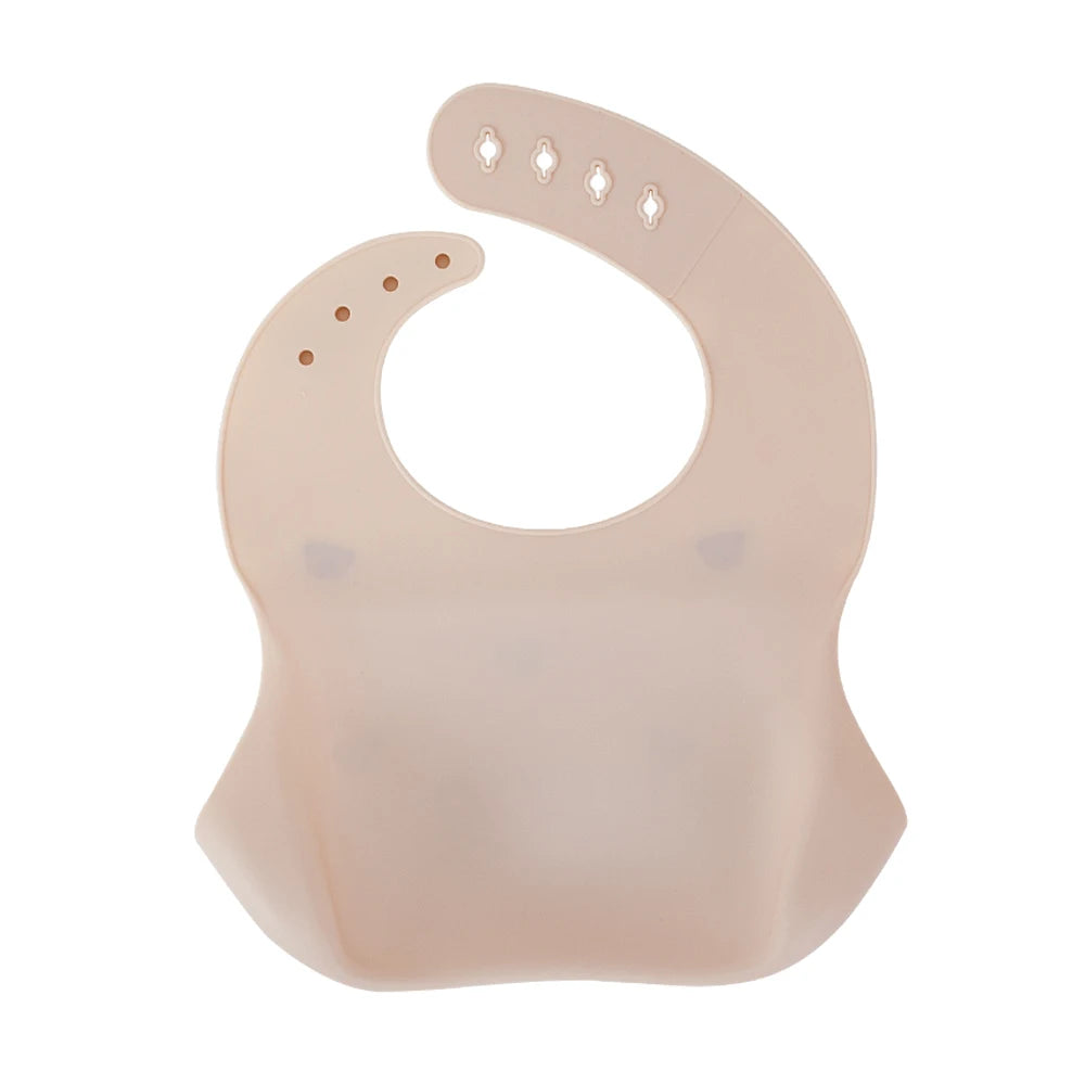 Silicone Bib with Spill-Proof Pocket