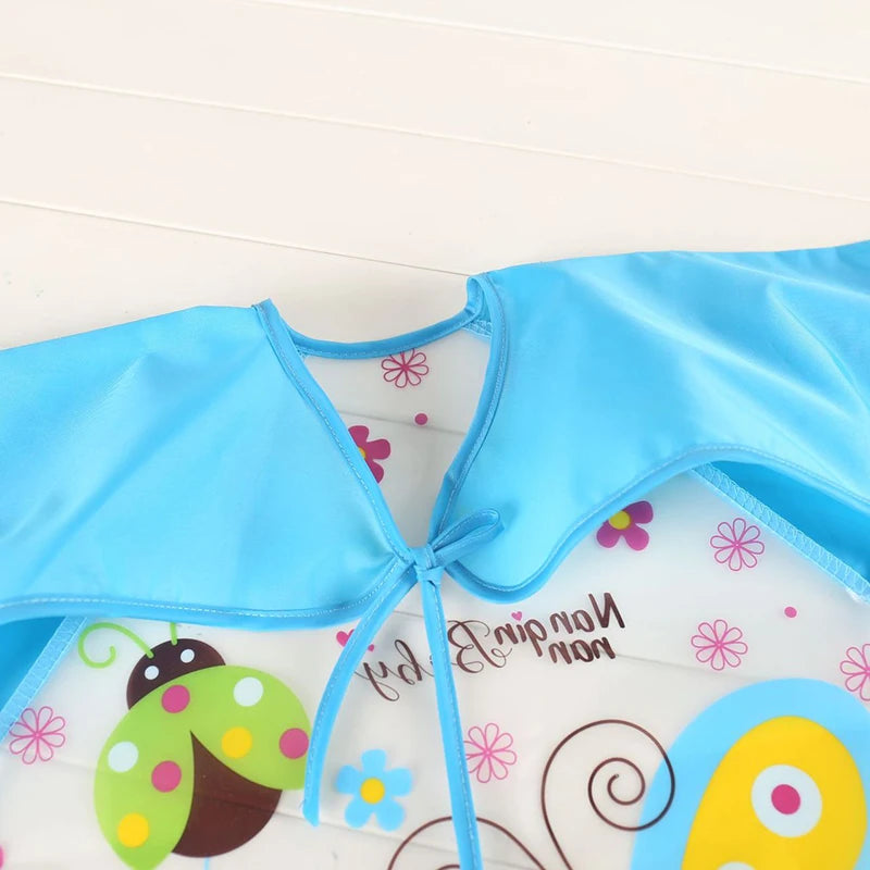 Silicone Waterproof Baby Bib with Food Catcher Pocket – Adjustable and Easy to Clean